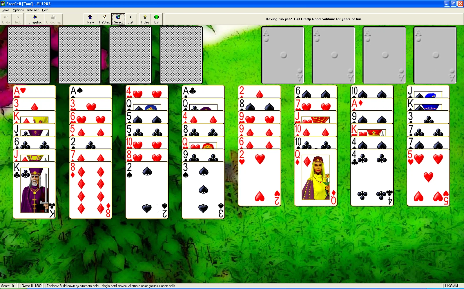 Online free solitaire games